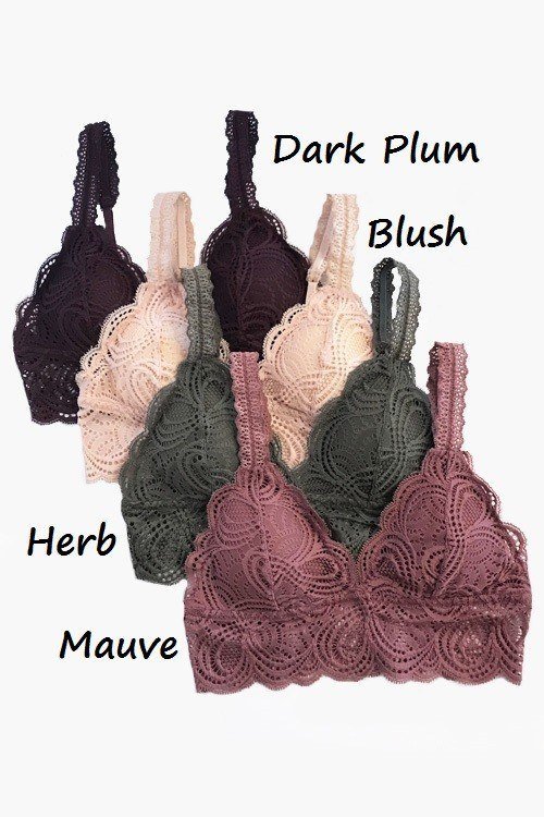 anemone seamless pullover lace bra online