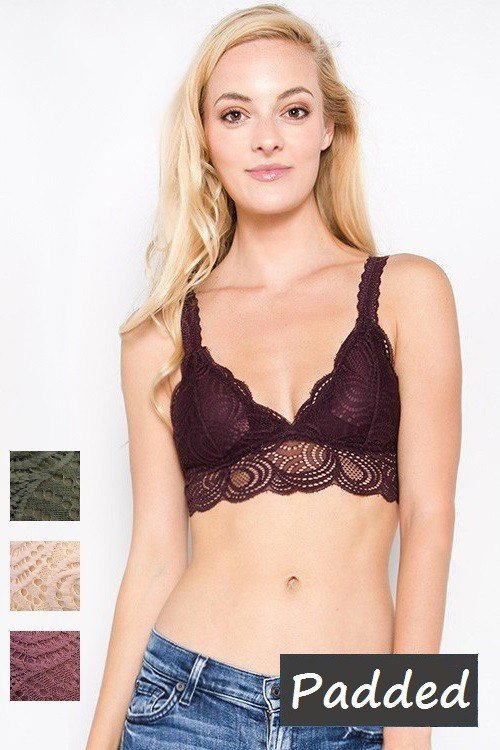 anemone pullover lace bralette