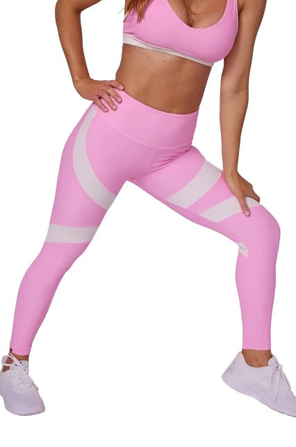 Onzie Flow Cadence Legging 2274 - Pink Combo
