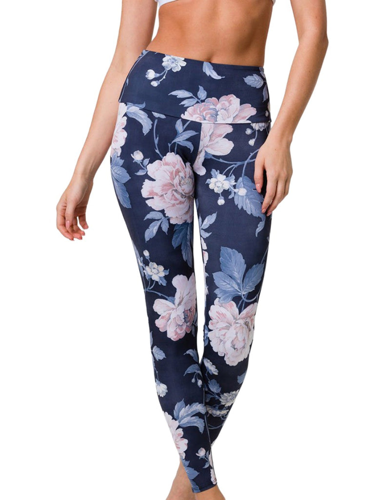 Onzie Hot Yoga High Rise Legging 228 - Enchanted - front view