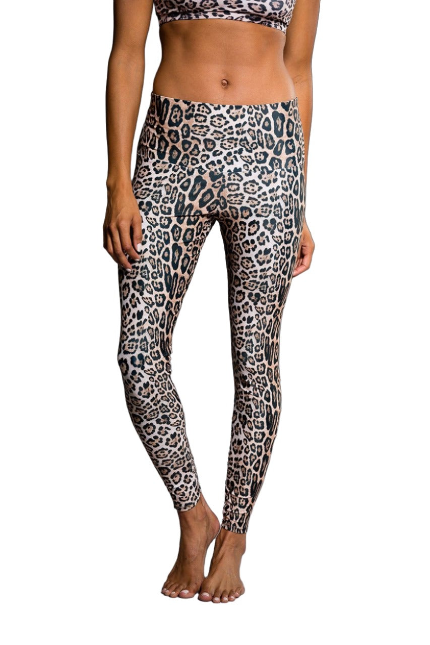 Onzie Flow Highrise Basic Midi 2029 - Leopard - front view