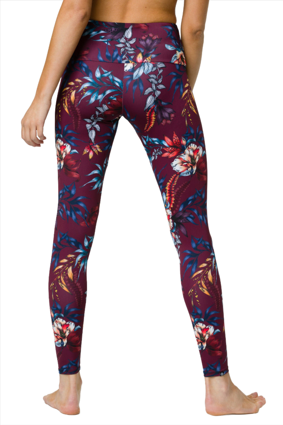 Onzie Hot Yoga High Rise Legging 228 - Majestic - rear view