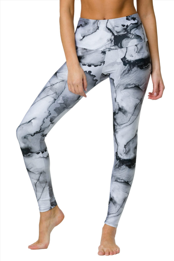 Onzie Hot Yoga High Rise Legging 228 - ink - front view