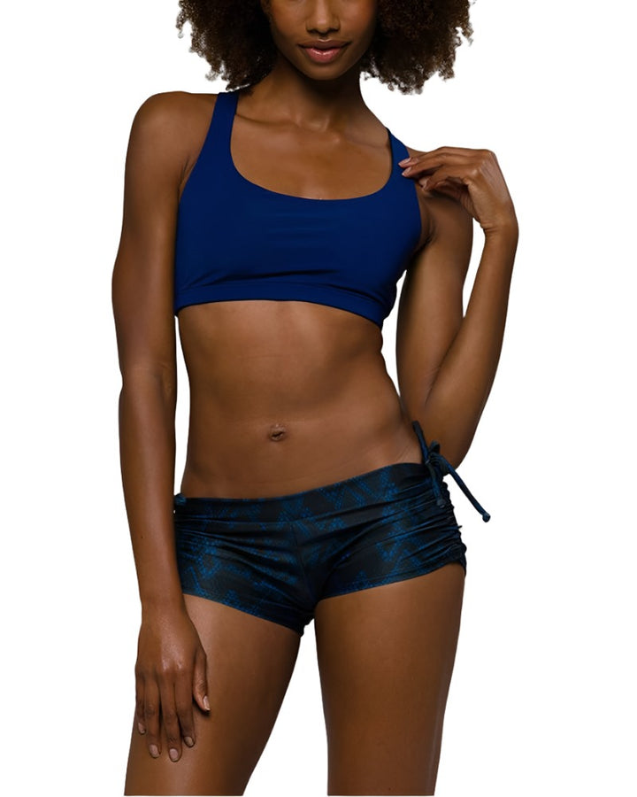 onzie hot yoga navy chic bra
