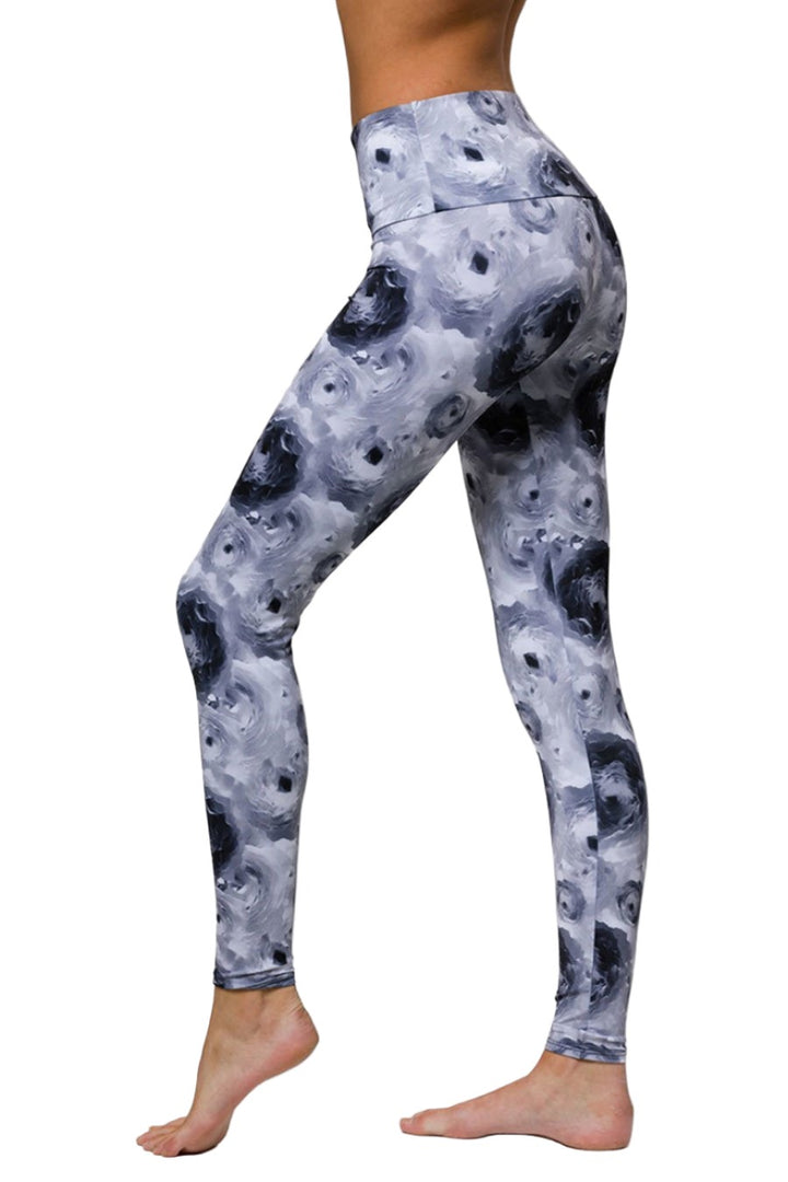 onzie hot yoga high rise printed leggings
