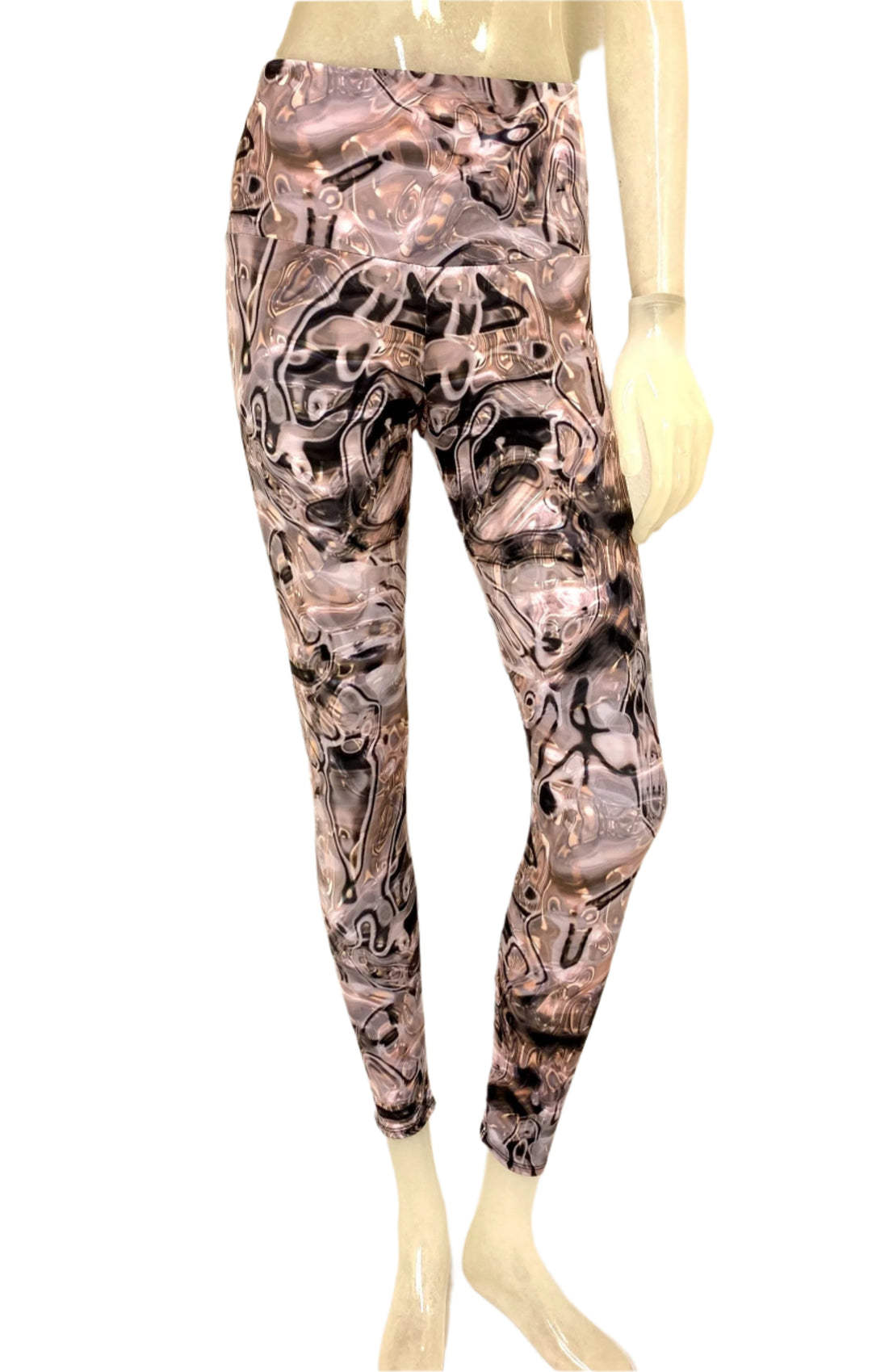 Onzie Hot Yoga High Rise Legging 228 - Pearlescent - front view