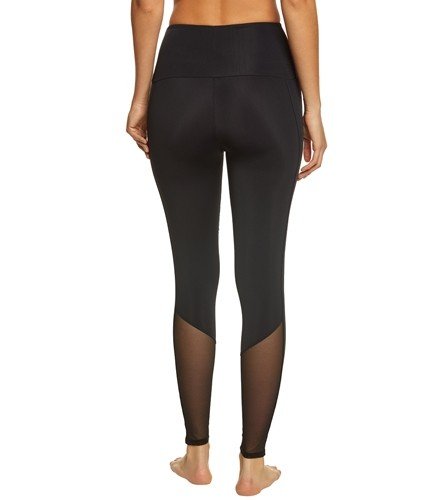 Onzie Hot Yoga Fierce Legging 294 - Diamond Geo - rear view