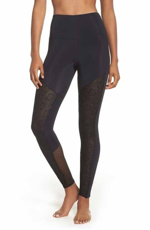 Onzie Hot Yoga Fierce Legging 294 - Diamond Geo - front view