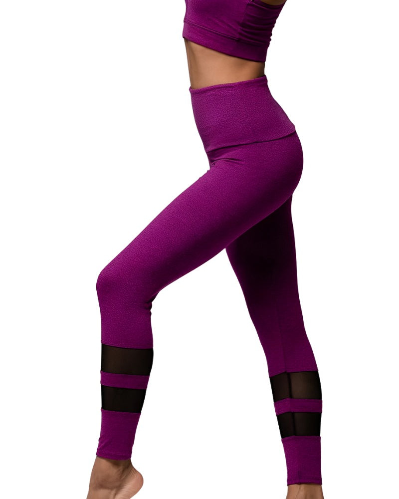 Onzie Midi Racer Leggings 2028 - Magenta - side view