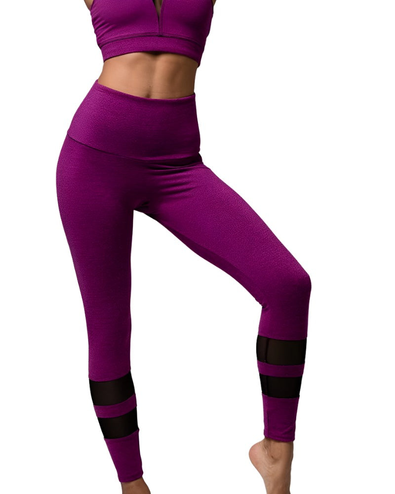 Onzie Midi Racer Leggings 2028 - Magenta - front view