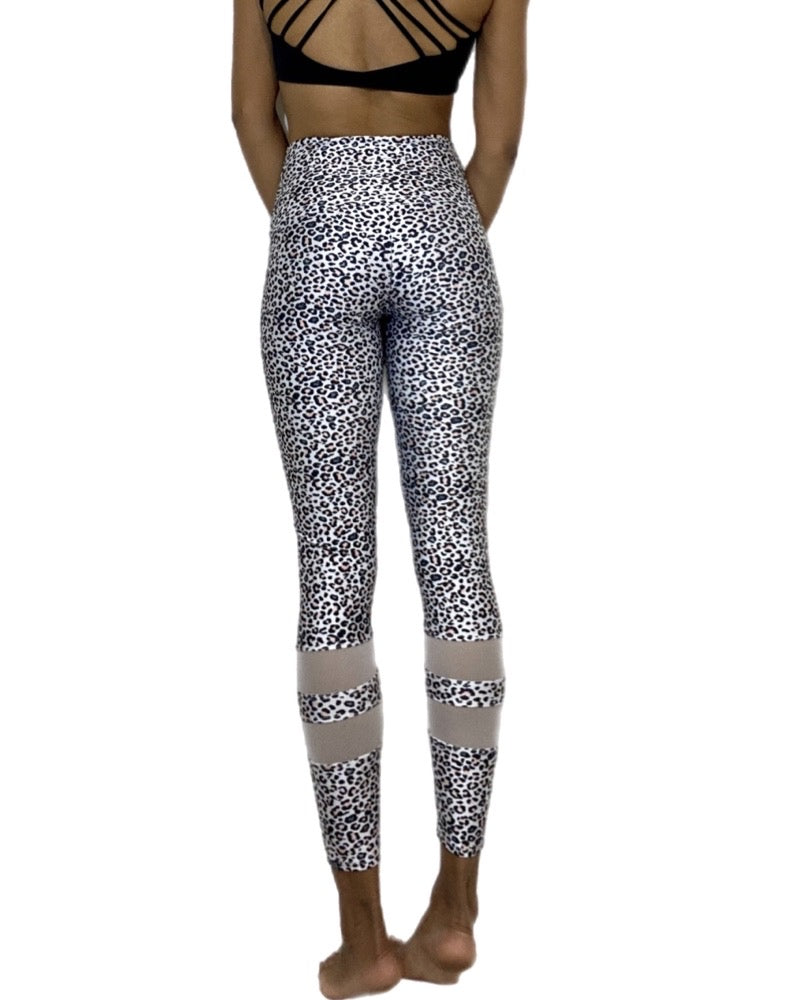 Onzie Midi Racer Leggings Little Leopard 2306