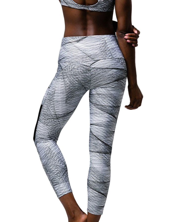 Onzie Flow Moto Midi Legging 2035 - Tangled - rear view