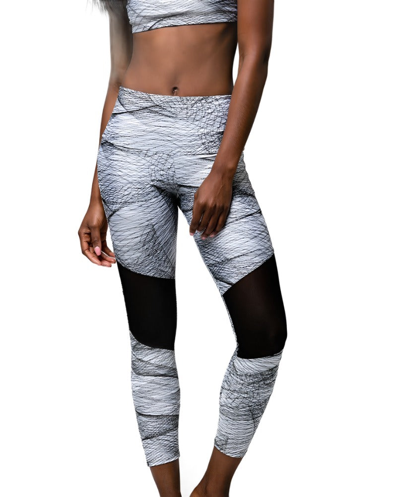 Onzie Flow Moto Midi Legging 2035 - Tangled - front view