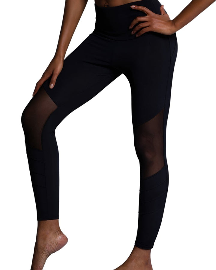 Onzie Flow Moto Midi Legging 2035 - Black - front alt view