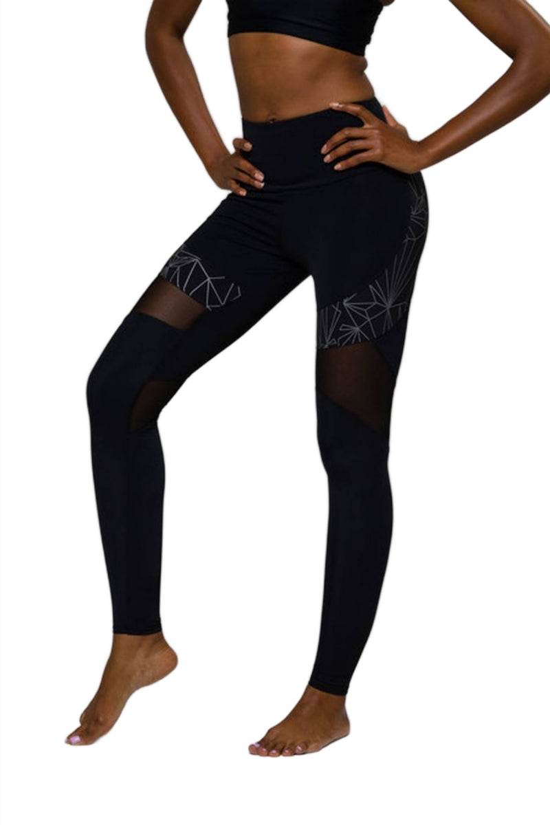 Onzie Flow High Rise Royal Legging 2042 - Reflective - side view