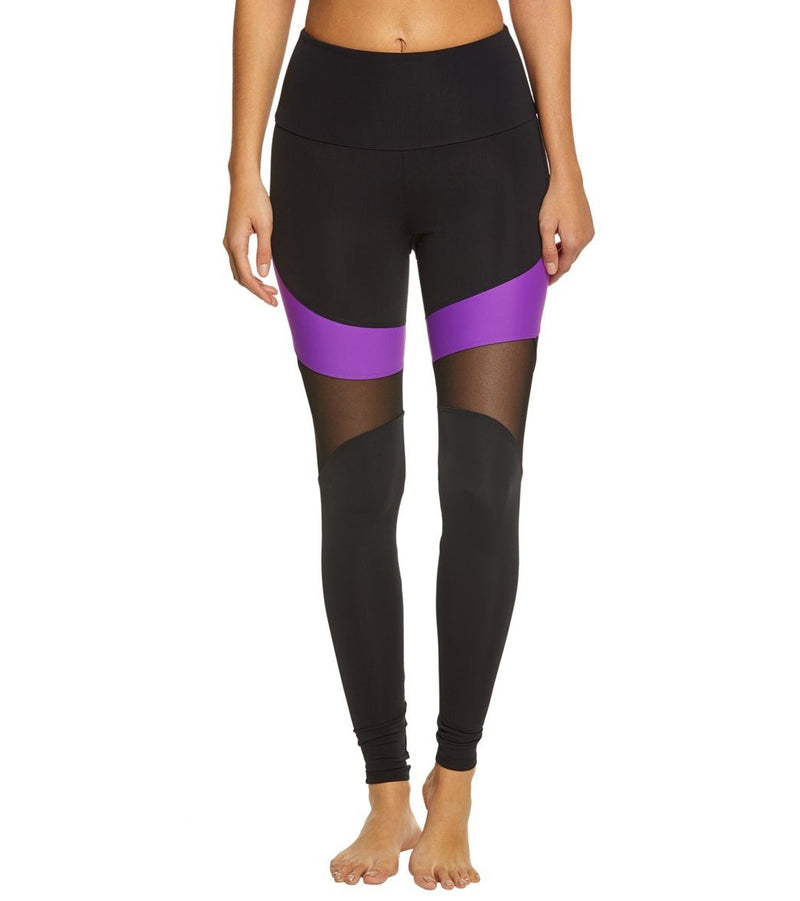 Onzie Flow High Rise Royal Legging 2042 - Electric Purple - front view