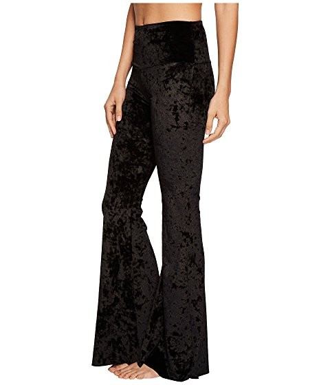 Onzie Flare Pant 2045 - Black Velvet - side view