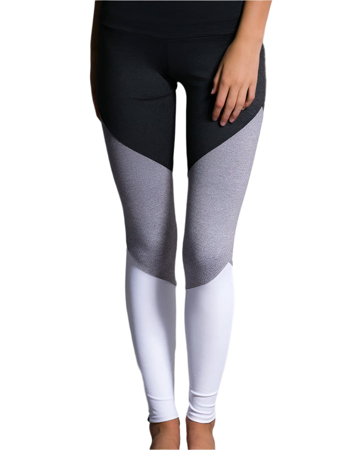 Onzie High Rise Track Legging 2046 - Slate Grey - front view