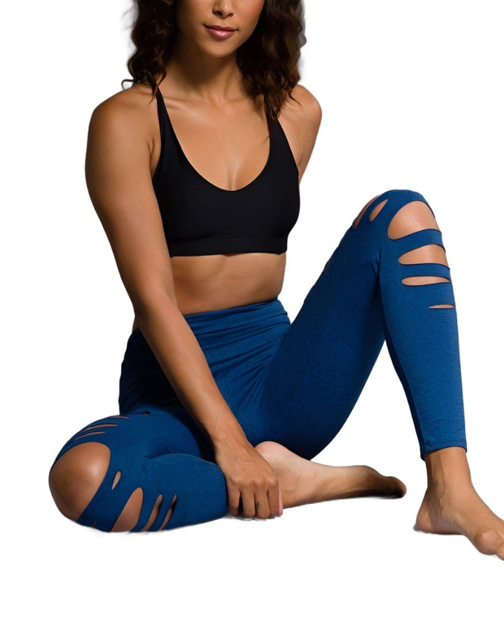 Onzie Flow Shred Legging 2047 - Moonlight blue - front view