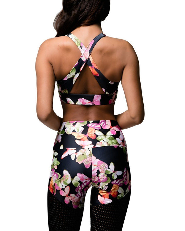 Onzie Flow Stunning Bra 3083 - Butterfly - rear view