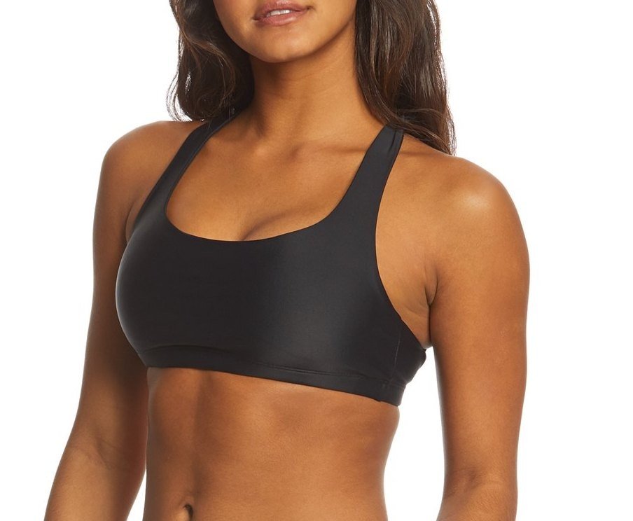 Onzie Hot Yoga Mudra Bra 3098 - Black - front view
