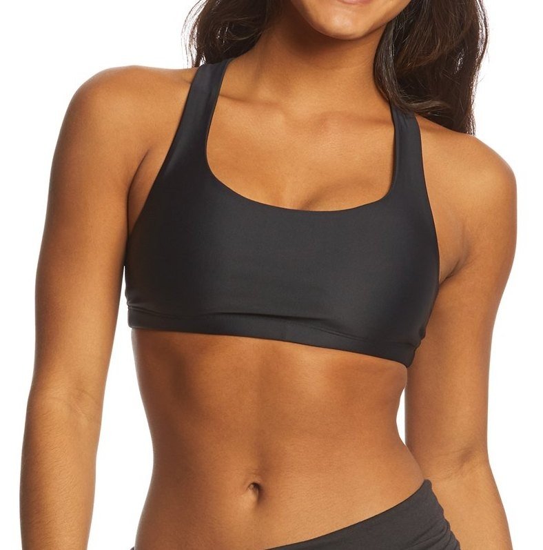 Onzie Hot Yoga Mudra Bra 3098 - Black - front alt view