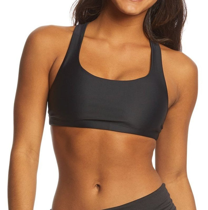 Onzie Hot Yoga Mudra Bra 3098 - Black - front alt view