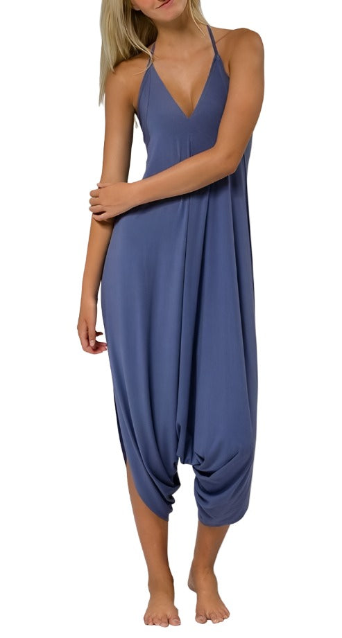 Onzie Tika Romper 2064 - Slate Blue - front view