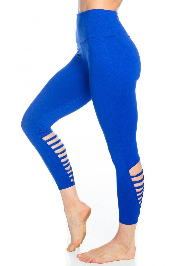 Onzie Elevate Midi Legging 2059 - Royal Majestic - side view