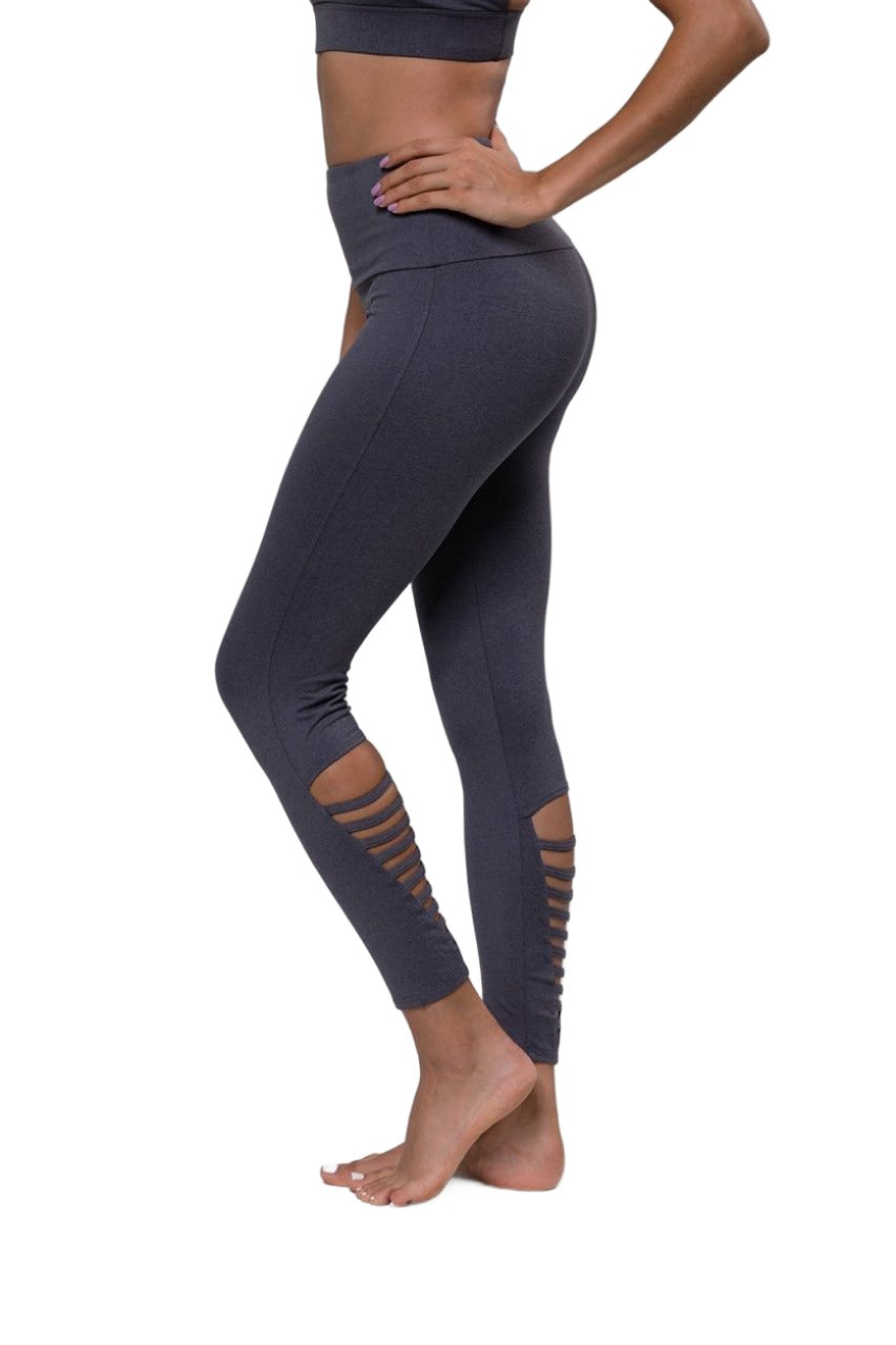 Onzie Elevate Midi Legging 2059 - Graphite Majestic - side alt  view