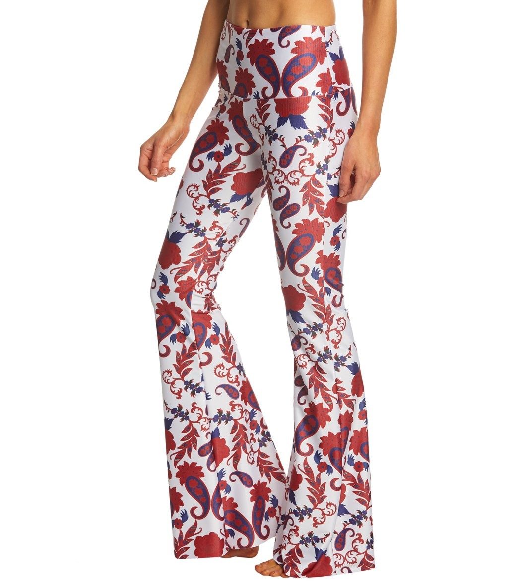 Onzie Flare Pant 2045 - Old Havana - side view