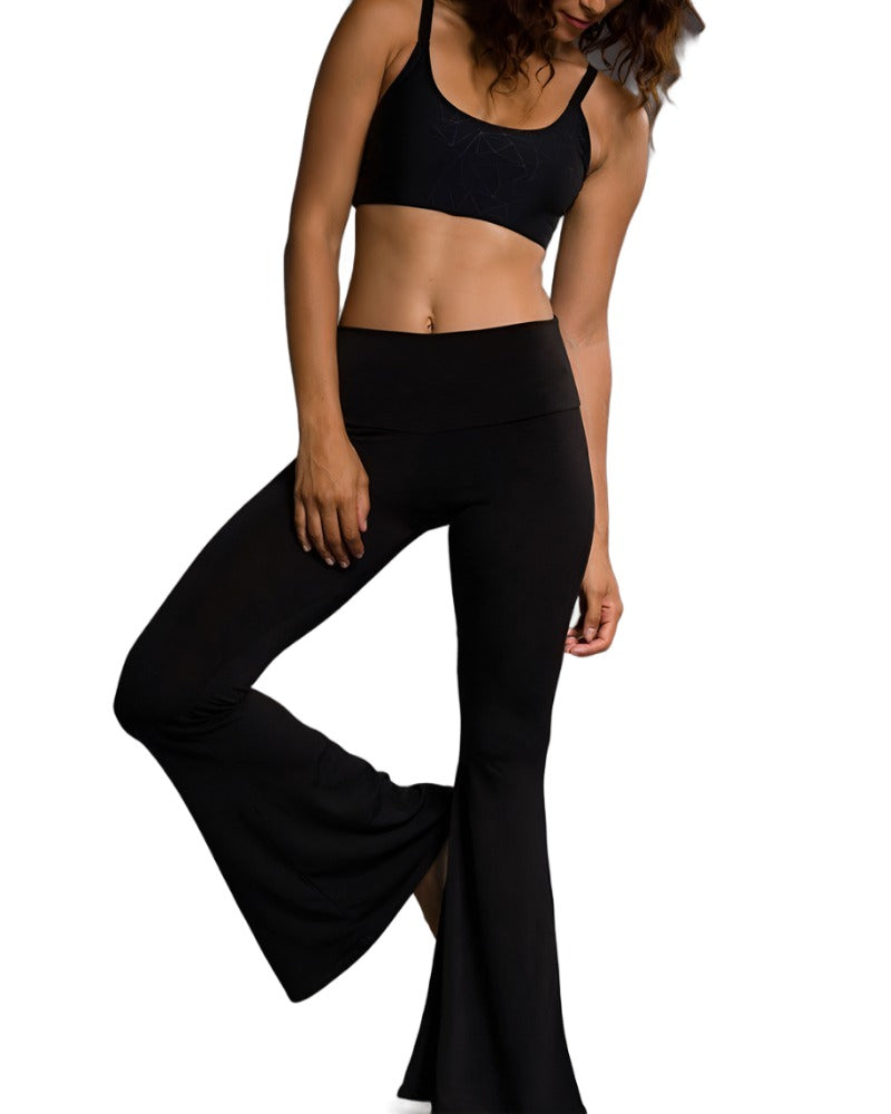 Onzie Flare Pant 2045 - Black - front view