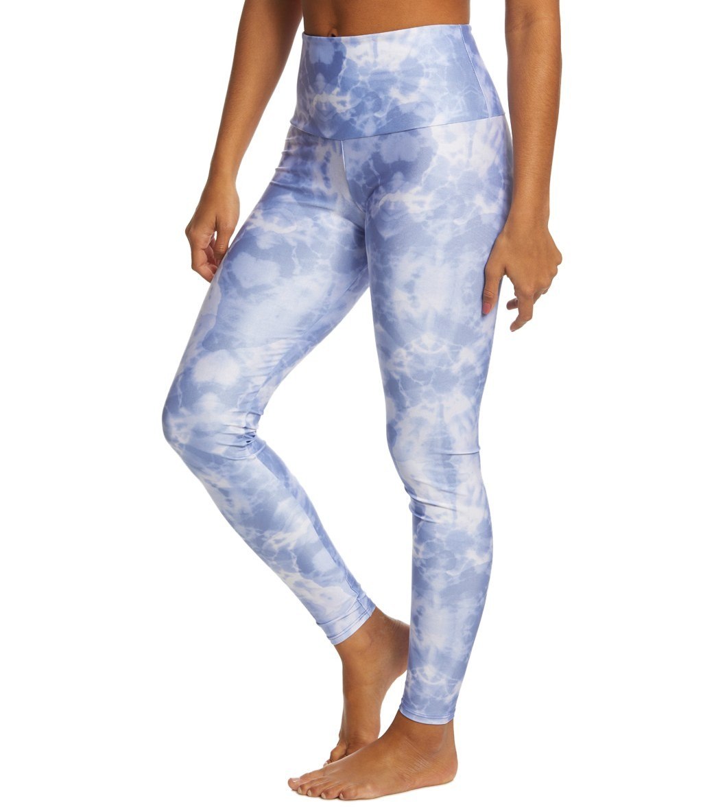 Onzie Hot Yoga High Rise Legging 228 Oceana - Side view