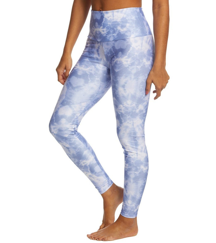 Onzie Hot Yoga High Rise Legging 228 Oceana - Side view