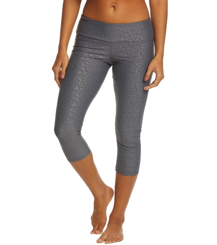 Onzie Hot Yoga Capri 202 Grey Pandora