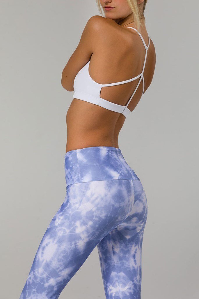 Onzie Flow Pyramid Bra 3058 - White - side view