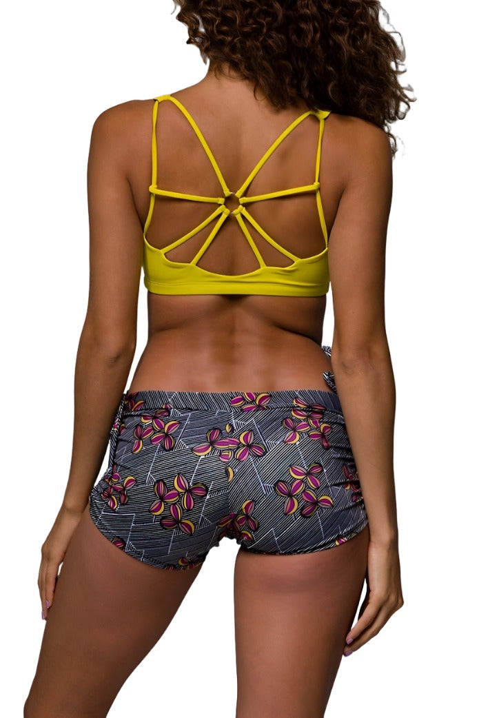 Onzie Infinity Bra 3078 - Banana - Back View