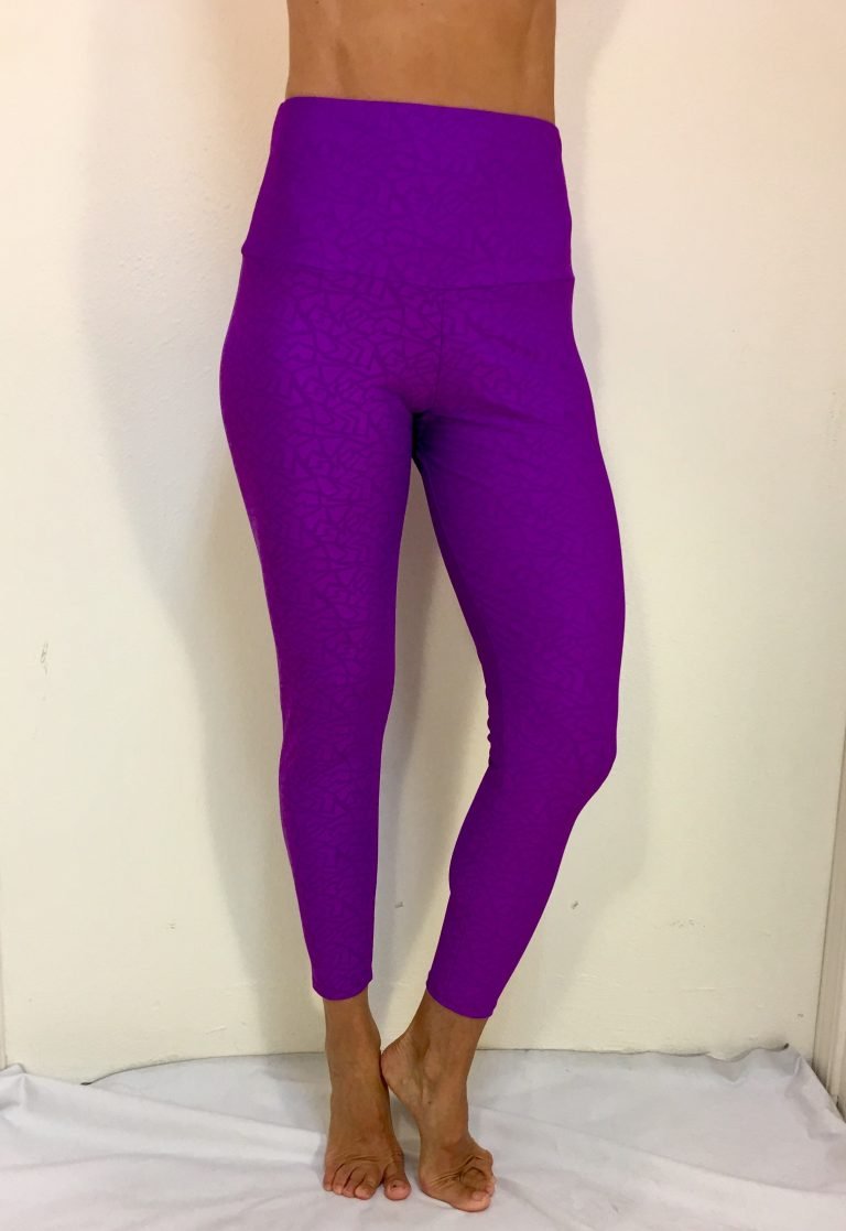 Onzie Flow Highrise Basic Midi 2029 - Purple Pandora - Front View
