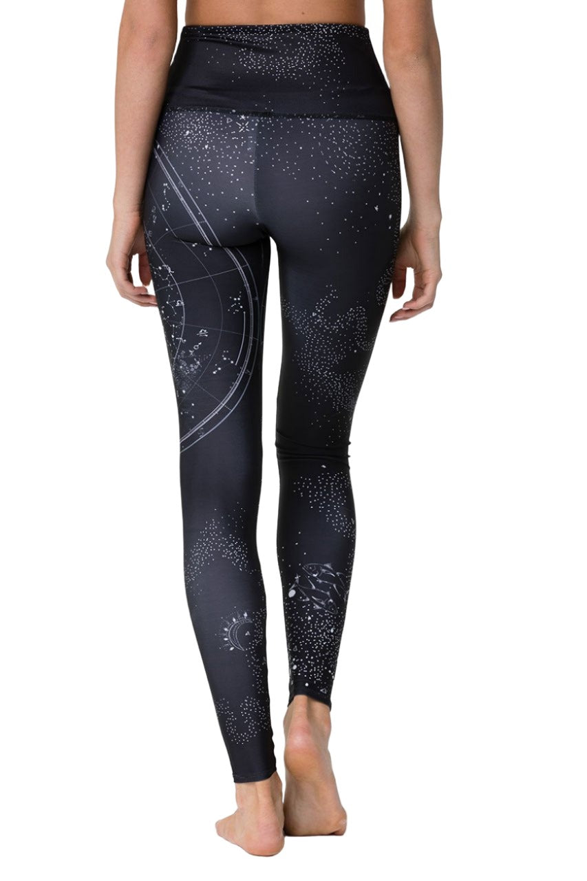 Onzie Hot Yoga High Rise Legging 276 - Cosmic - rear view