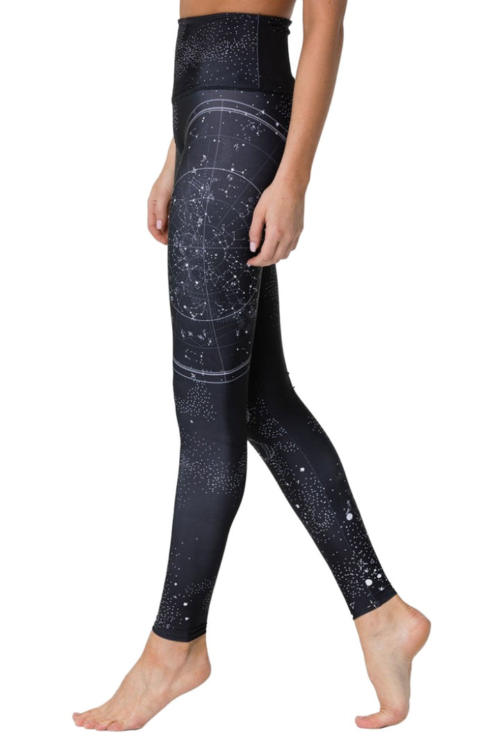 Onzie Hot Yoga High Rise Legging 276 - Cosmic - side view