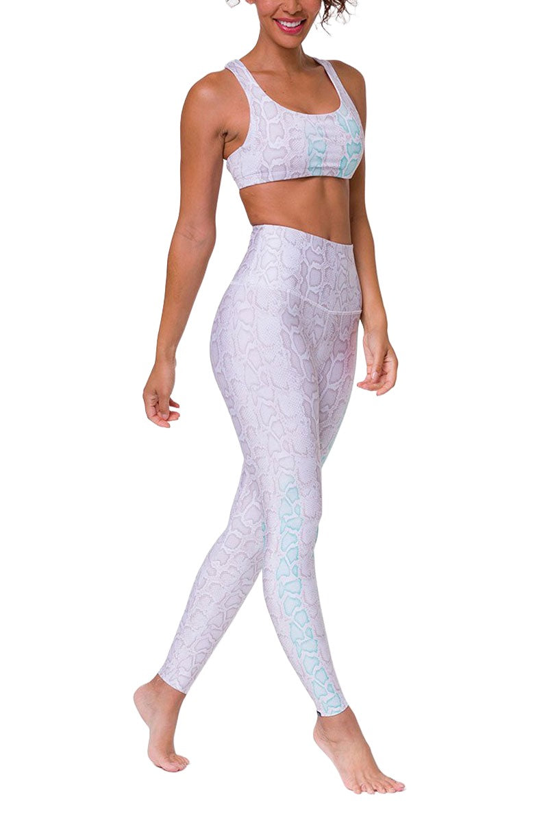 Onzie Hot Yoga High Rise Legging 276 - Opal Viper - front alt view