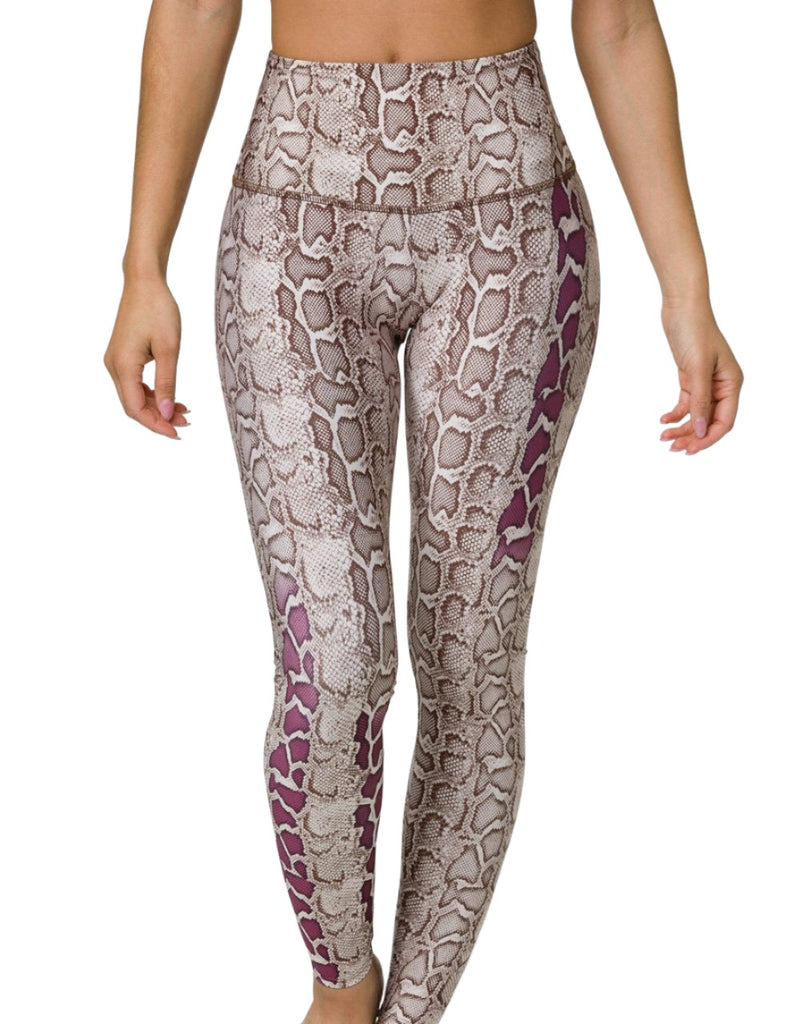 Onzie Hot Yoga High Rise Legging 276 - Viper - front view