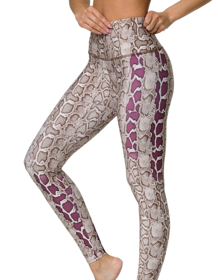 Onzie Hot Yoga High Rise Legging 276 - Viper - side view