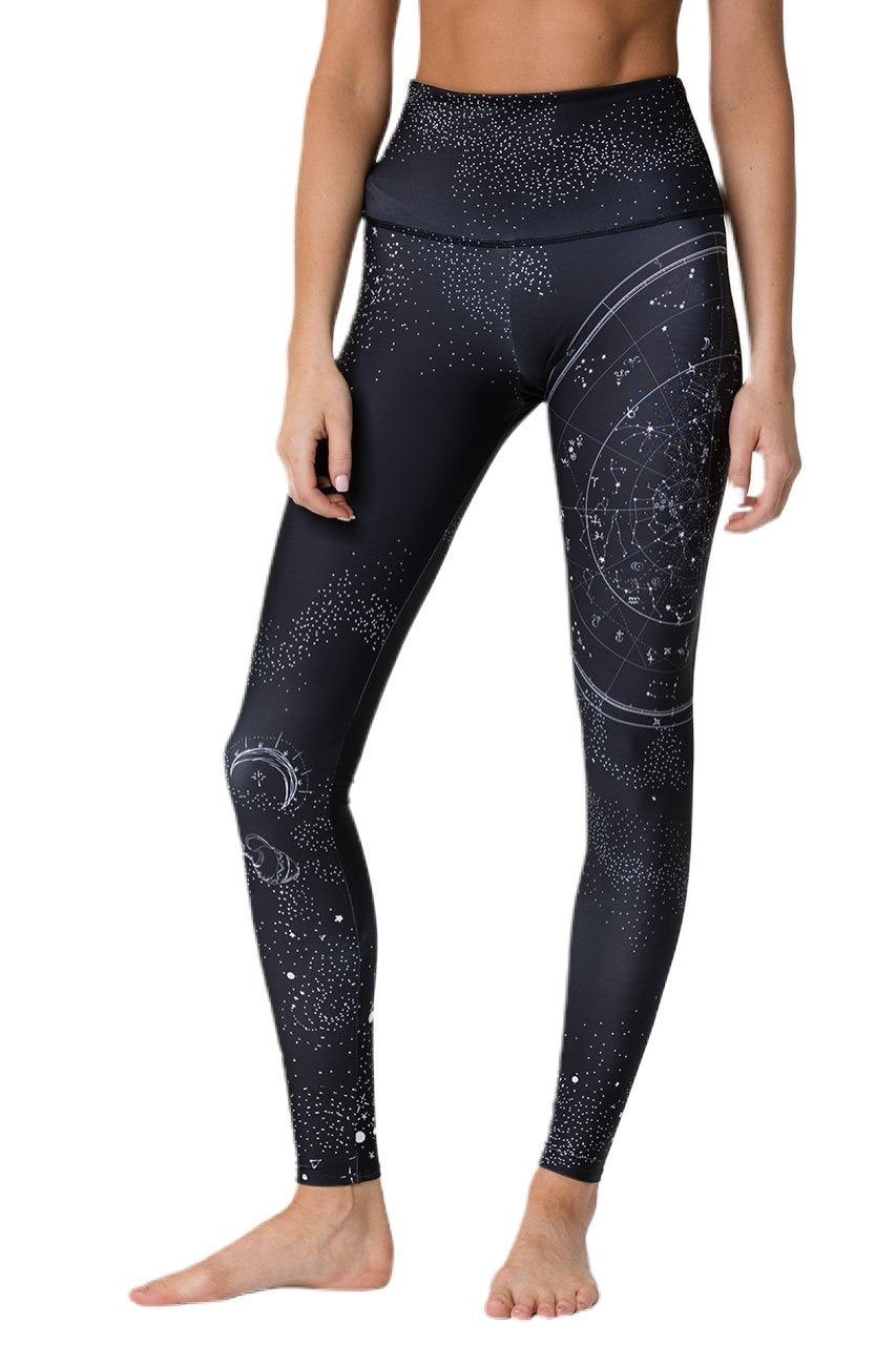 Onzie Hot Yoga High Rise Legging 276 - Cosmic - front view
