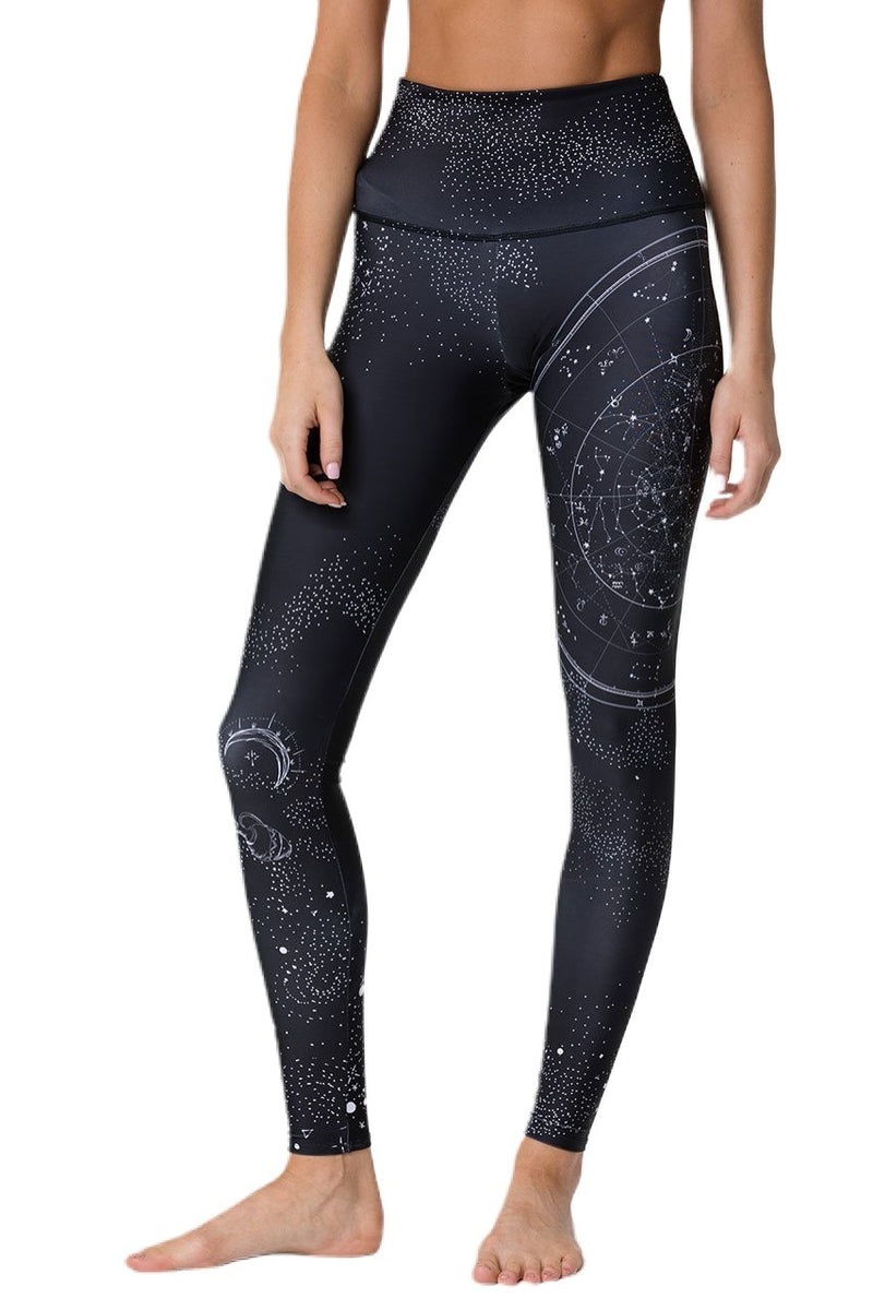 Onzie Hot Yoga High Rise Legging 276 - Cosmic - front view