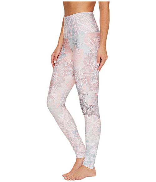 Onzie Hot Yoga High Rise Legging 276 - Blush Constellation - side view