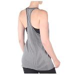 NUX USA Seamless Heather Tank T491 - rear view