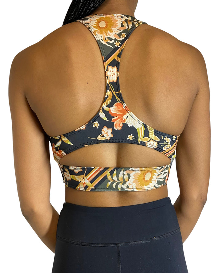 Onzie Peek-a-boo Racer Yoga Crop Top 3024