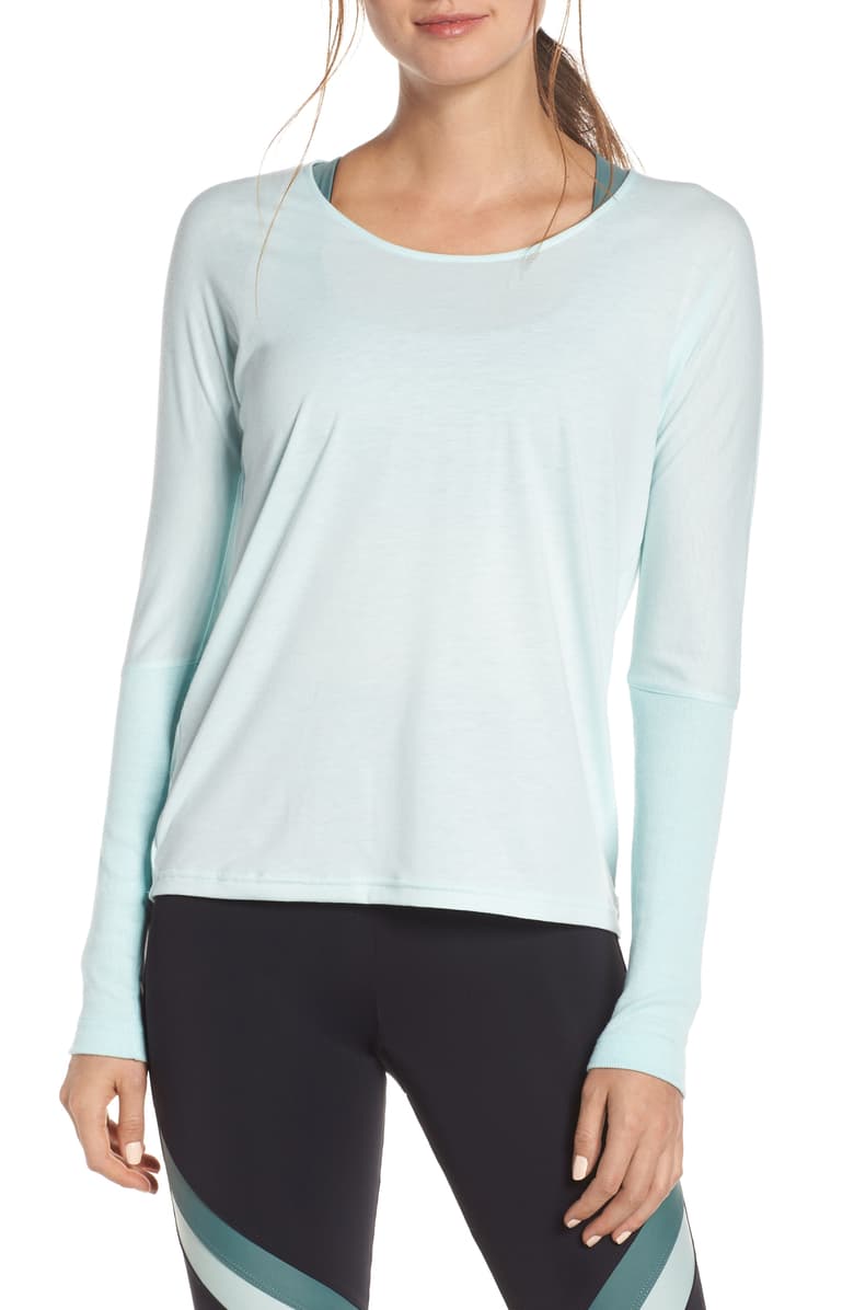 Onzie Hot Yoga Drapey V Back Top 3033 - Vintage Doll House - front view