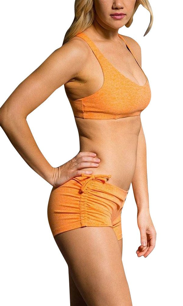 Onzie Hot Yoga Weave Bra Top 3054 - Dusk - side view